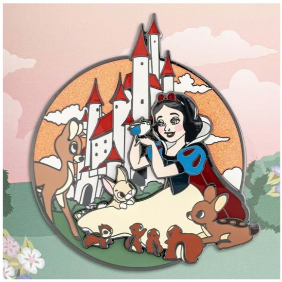 Loungefly Disney Snow White Collector Box Layered Glitter Enamel Pin Limted LE - Picture 2 of 3